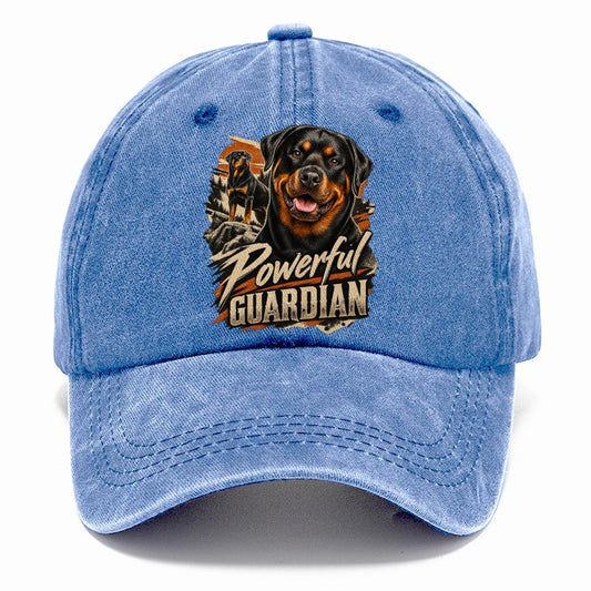 Powerful Guardian Rottweiler Classic Cap – Summer Sky