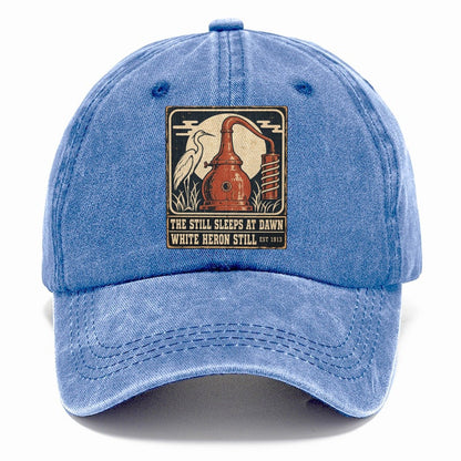 White Heron Still Izakaya Rules Classic Cap – Summer Sky