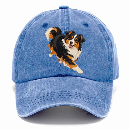 Running Australian Shepherd Classic Cap – Summer Sky
