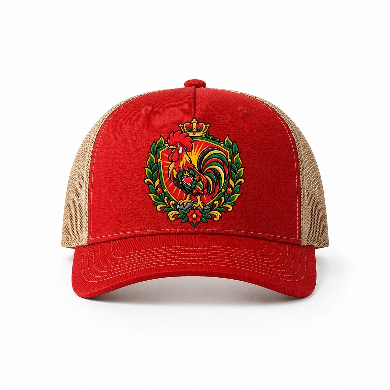 Red-Khaki — front view