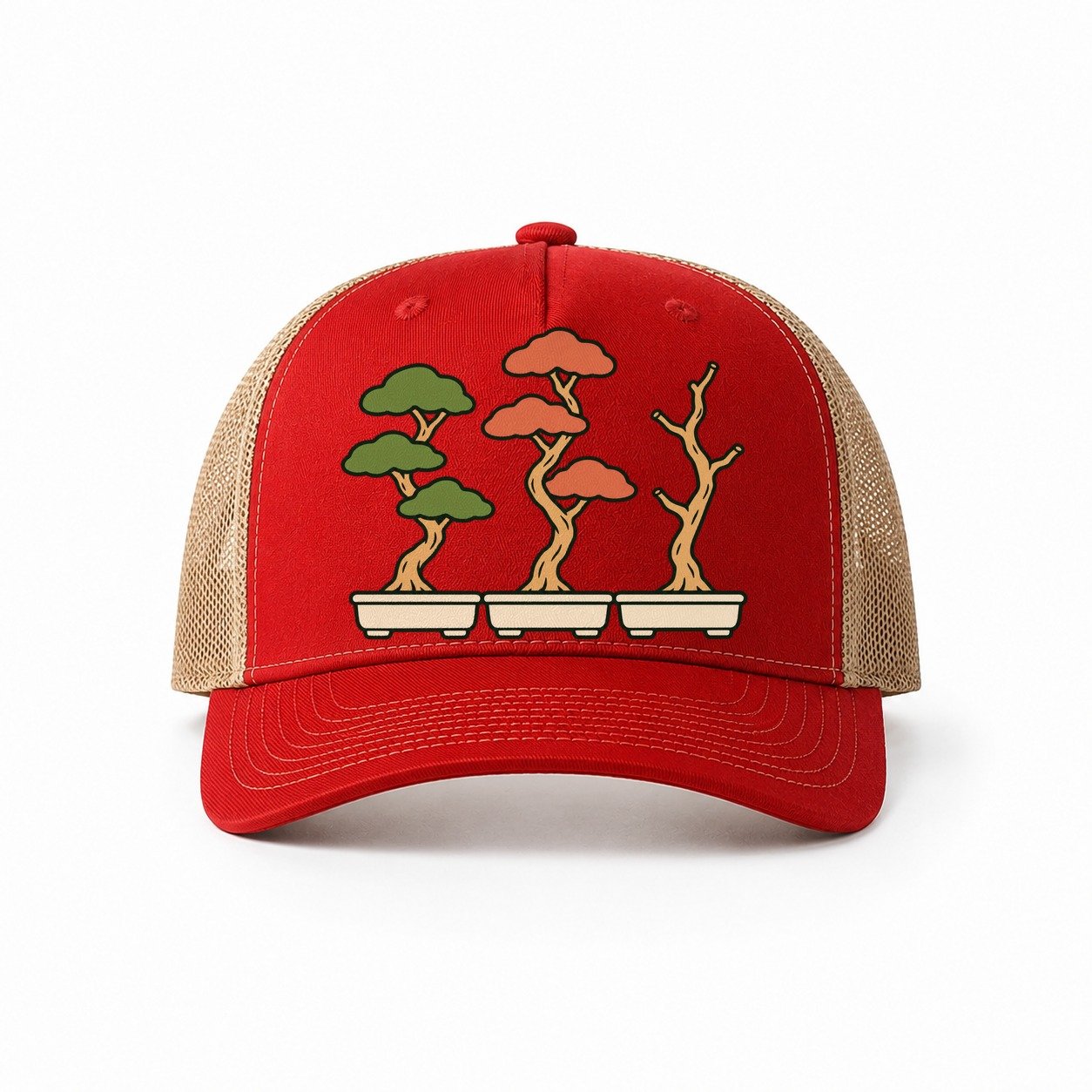Red-Khaki — front view