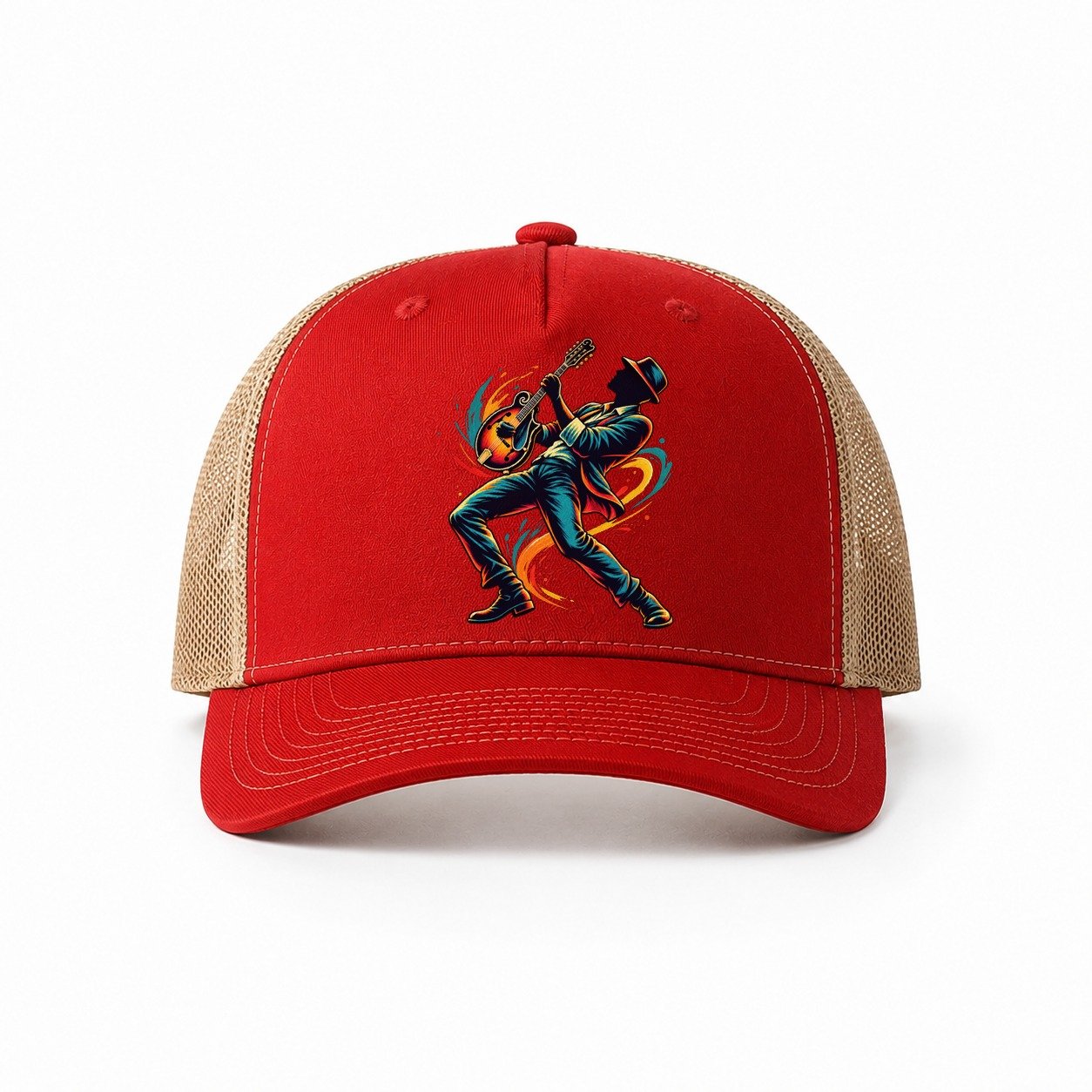 Red-Khaki — front view