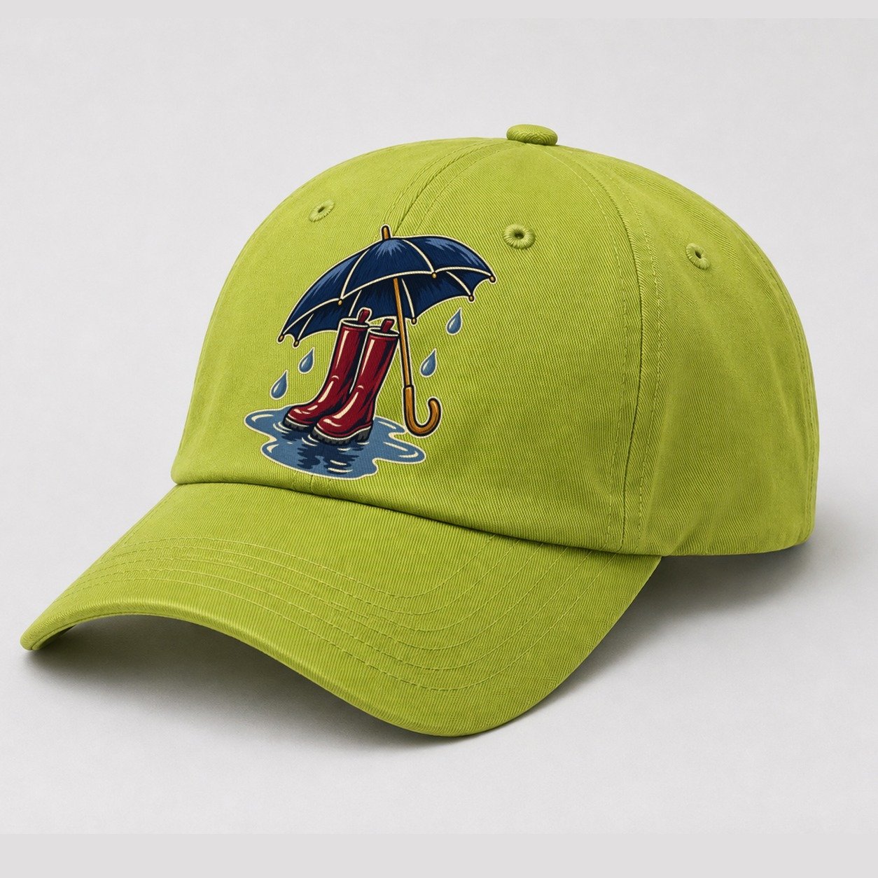 Fluorescent Green — angle view