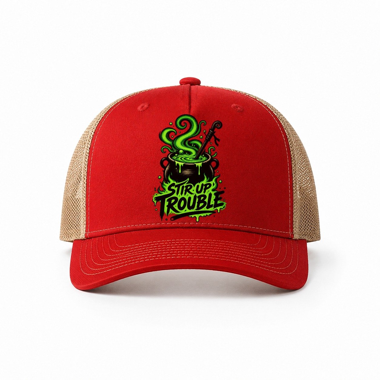 Red-Khaki — front view