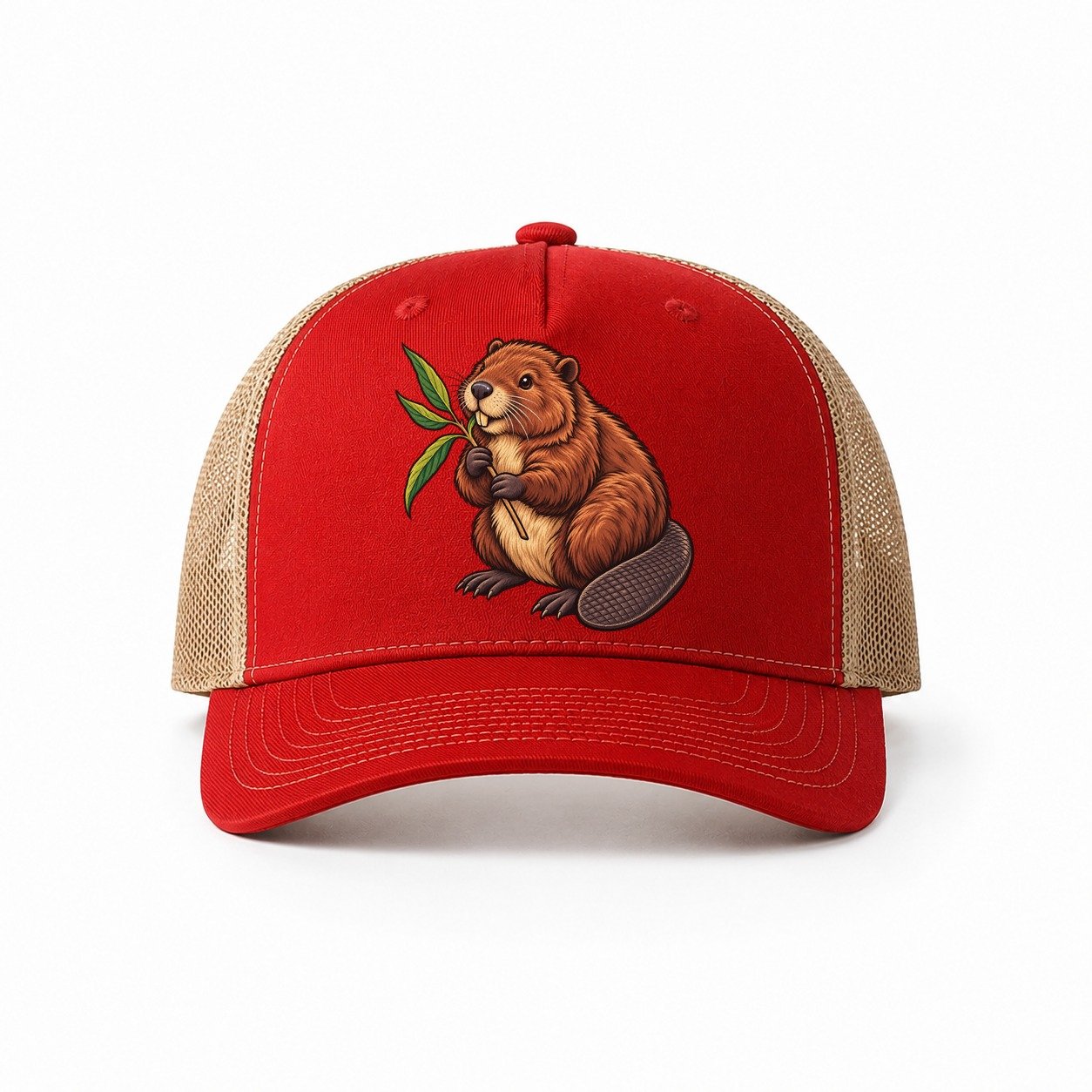 Red-Khaki — front view