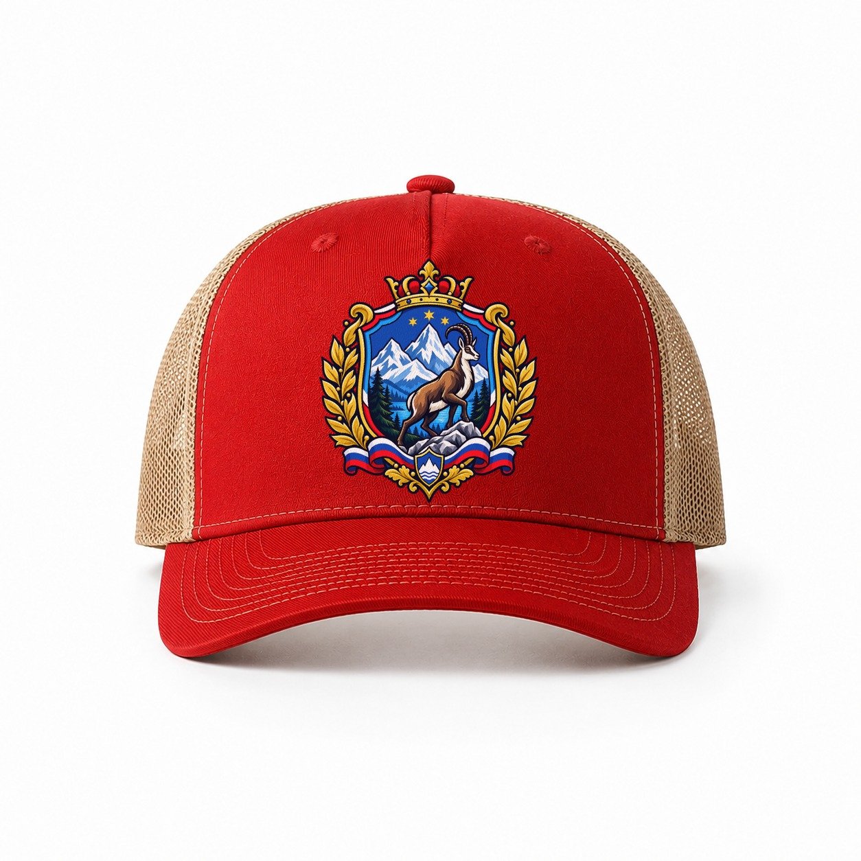Red-Khaki — front view