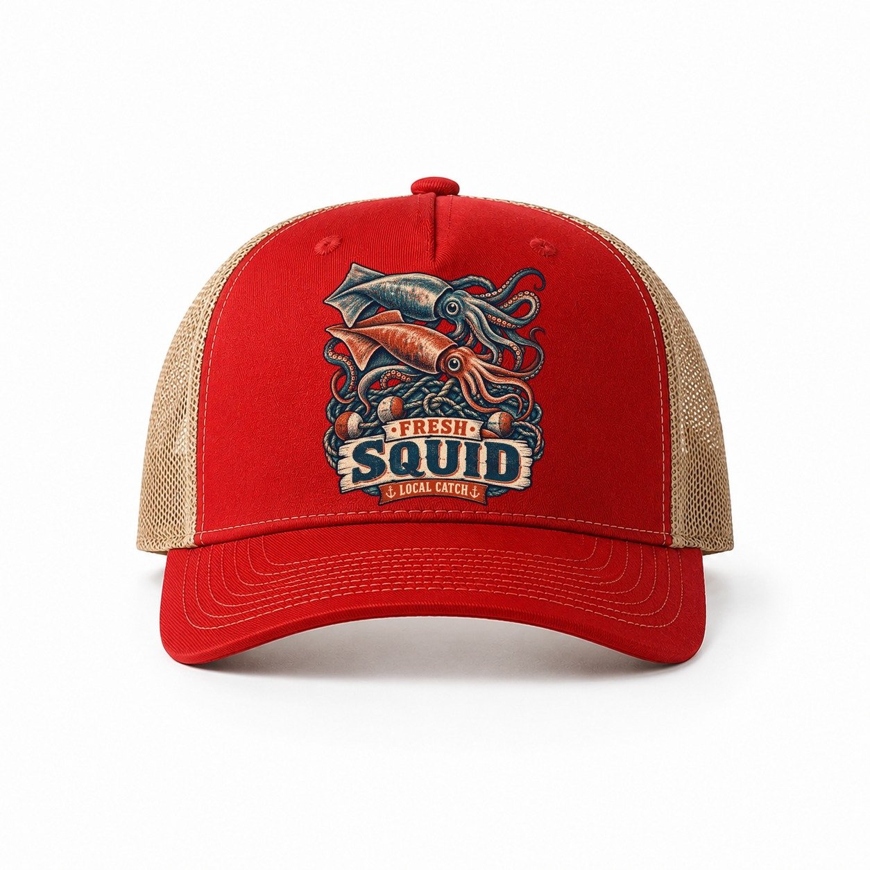 Red-Khaki — front view