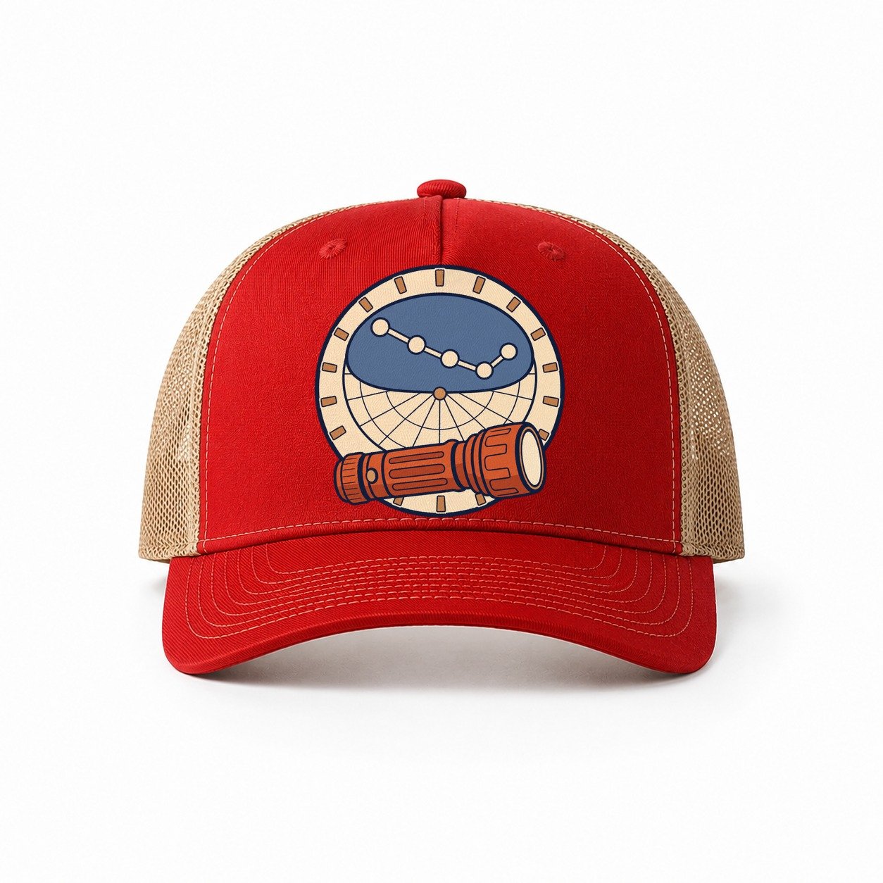 Red-Khaki — front view