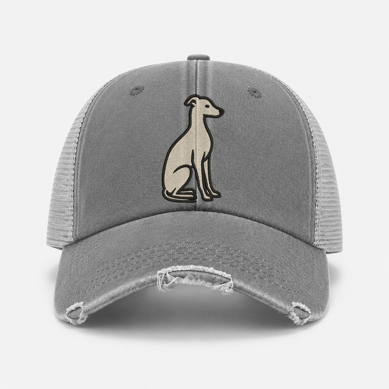 Grey — front view