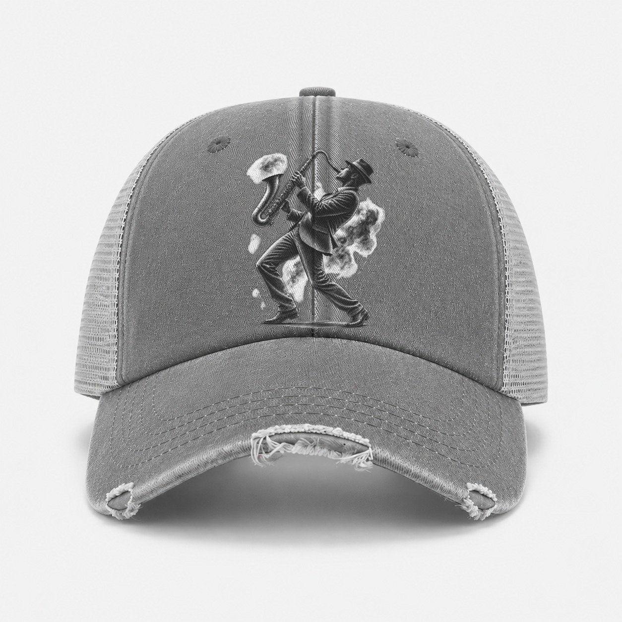 Grey — front view