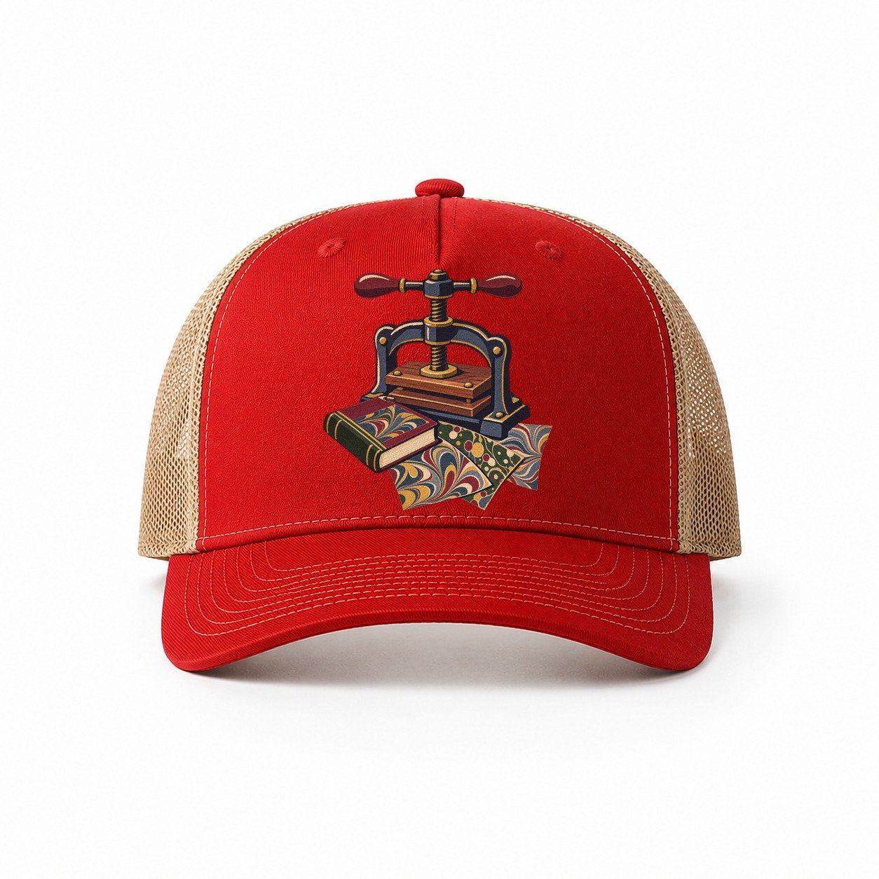 Red-Khaki — front view