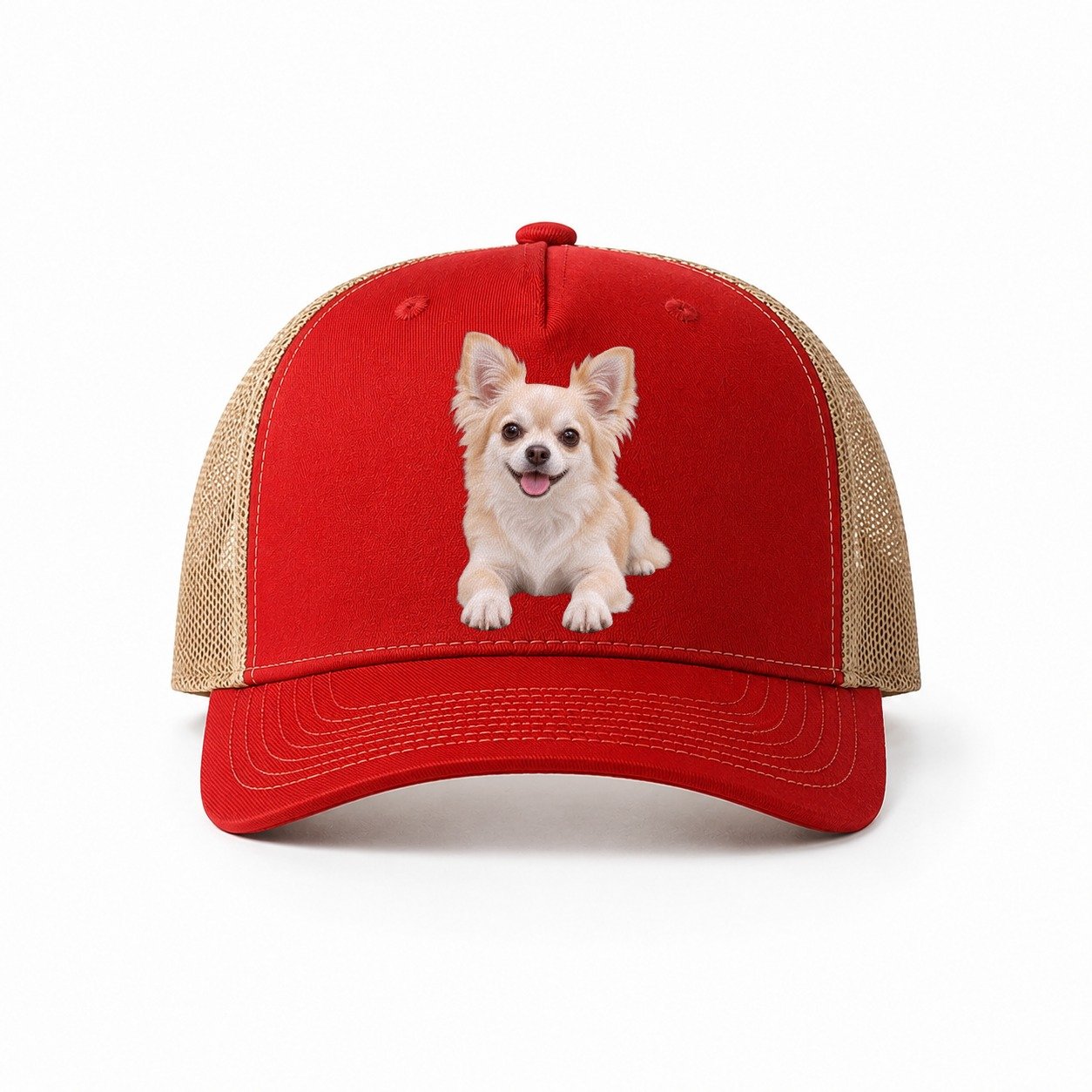 Red-Khaki — front view