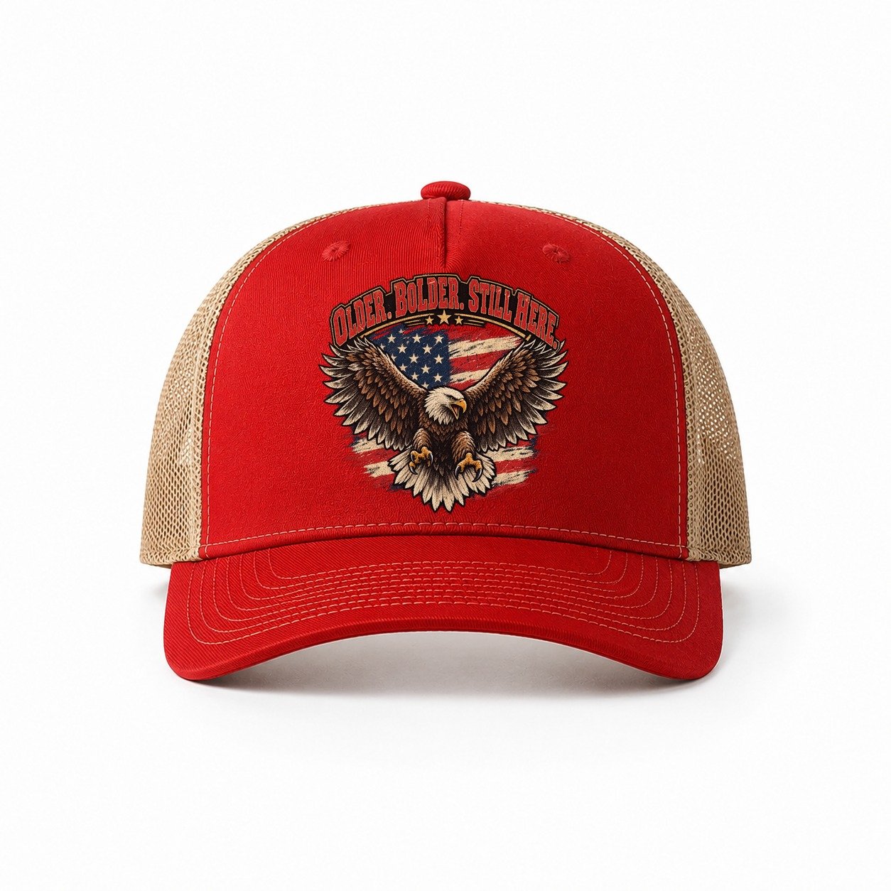 Red-Khaki — front view