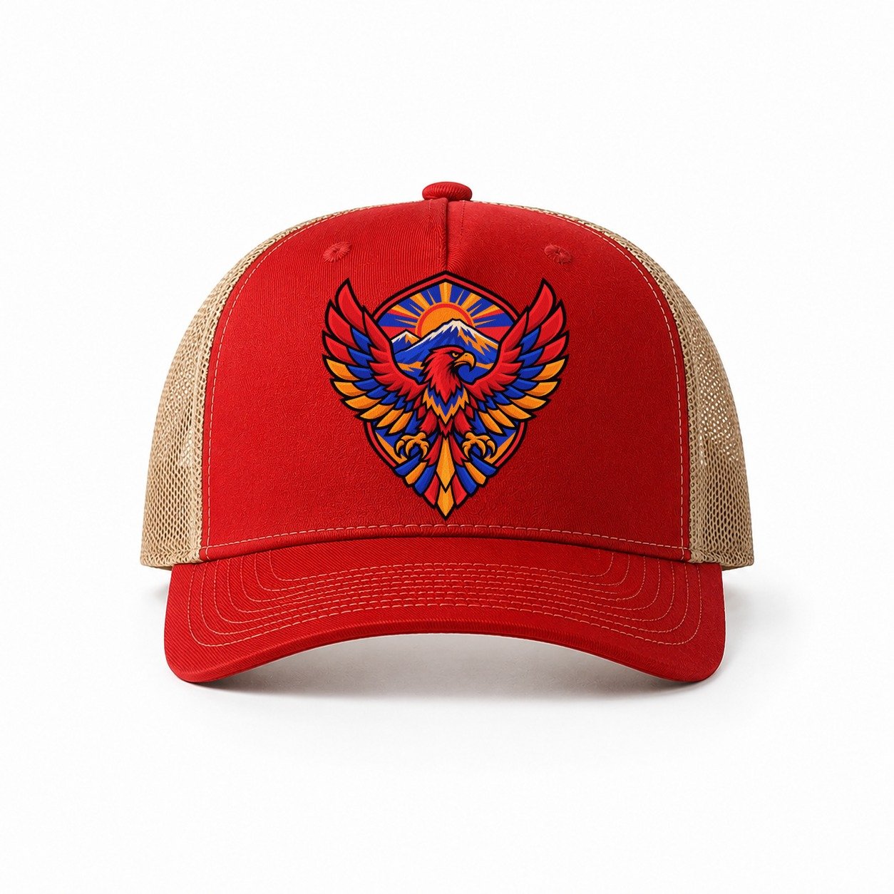 Red-Khaki — front view