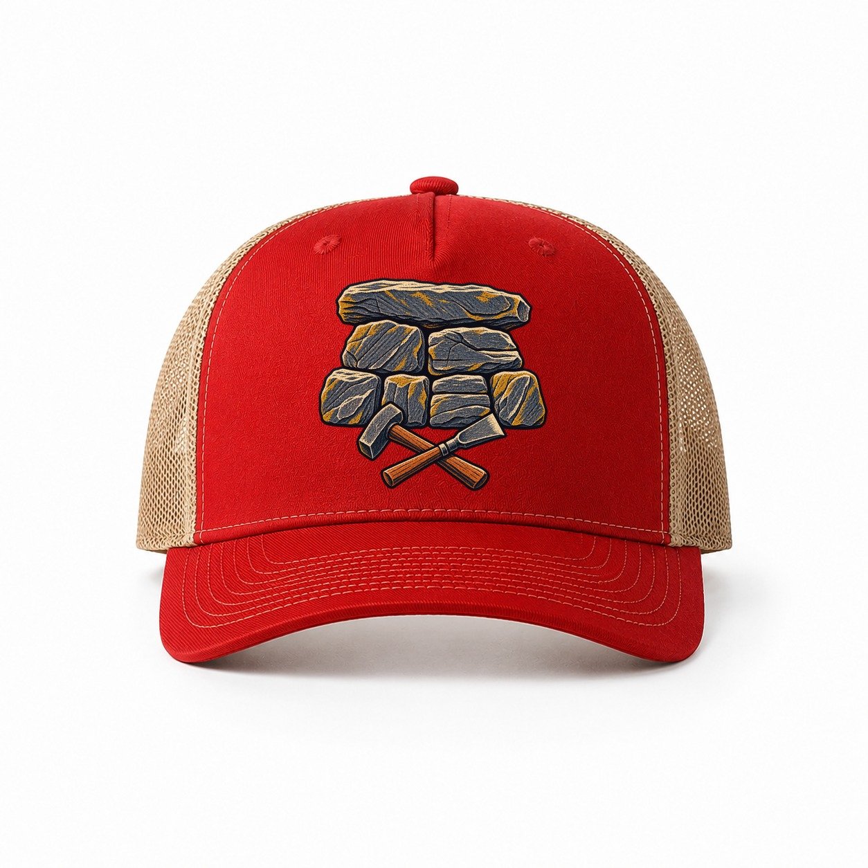 Red-Khaki — front view