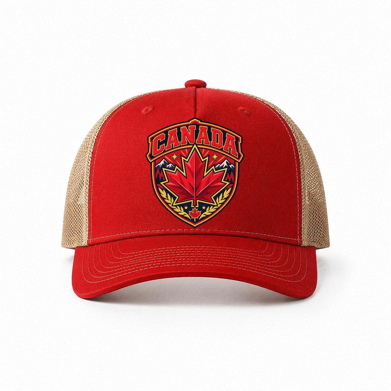 Red-Khaki — front view