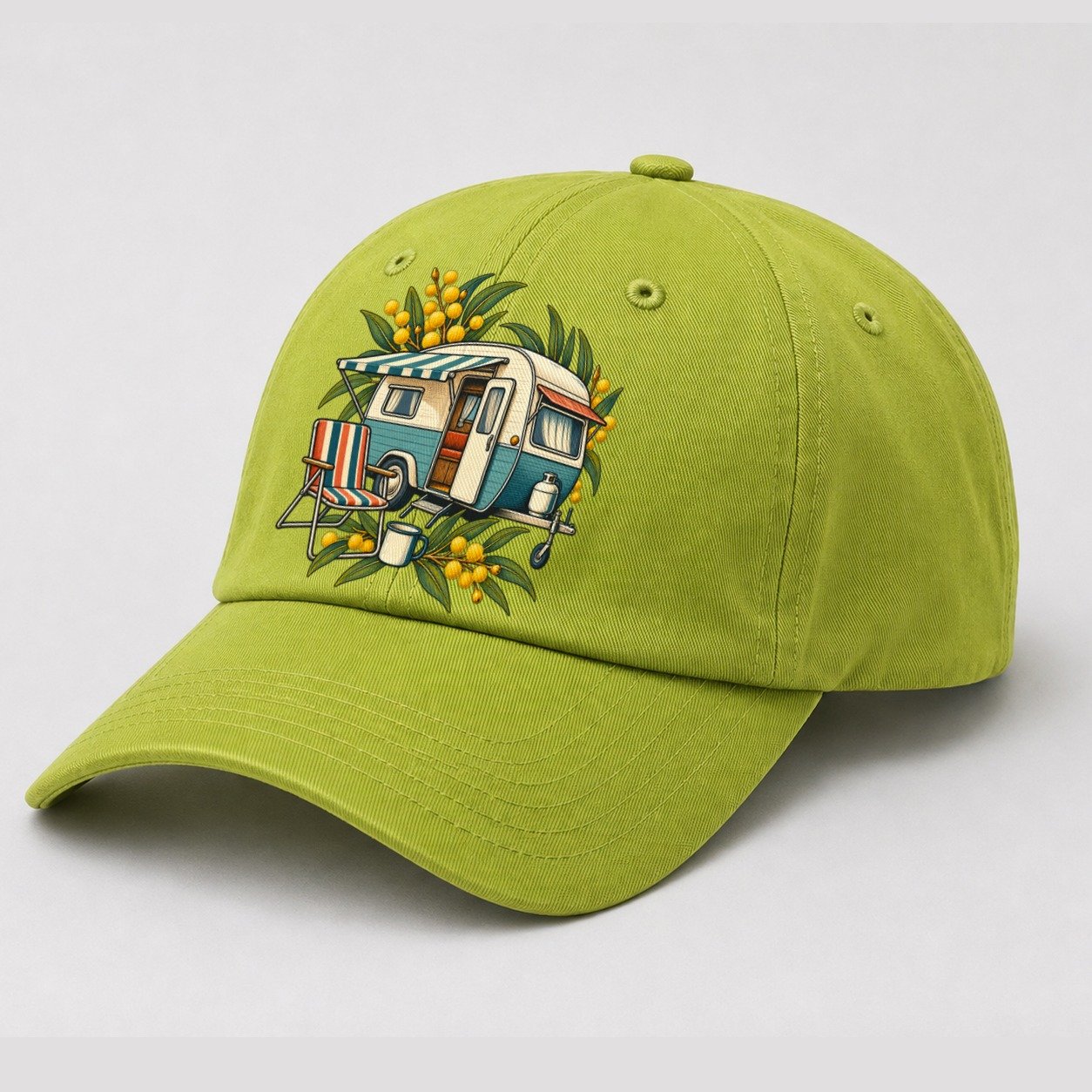 Fluorescent Green — angle view