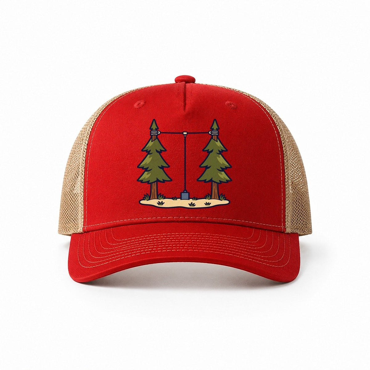 Red-Khaki — front view