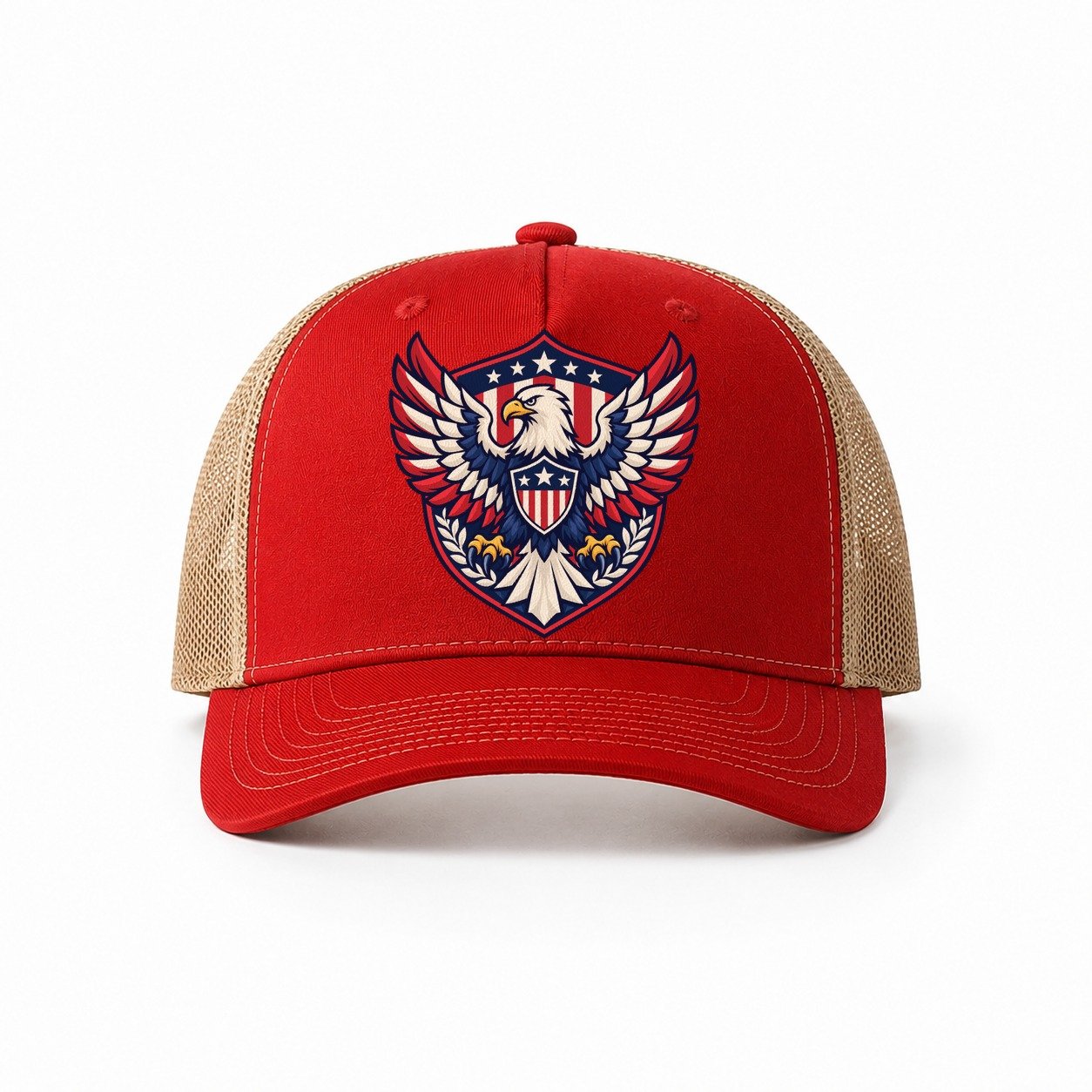 Red-Khaki — front view