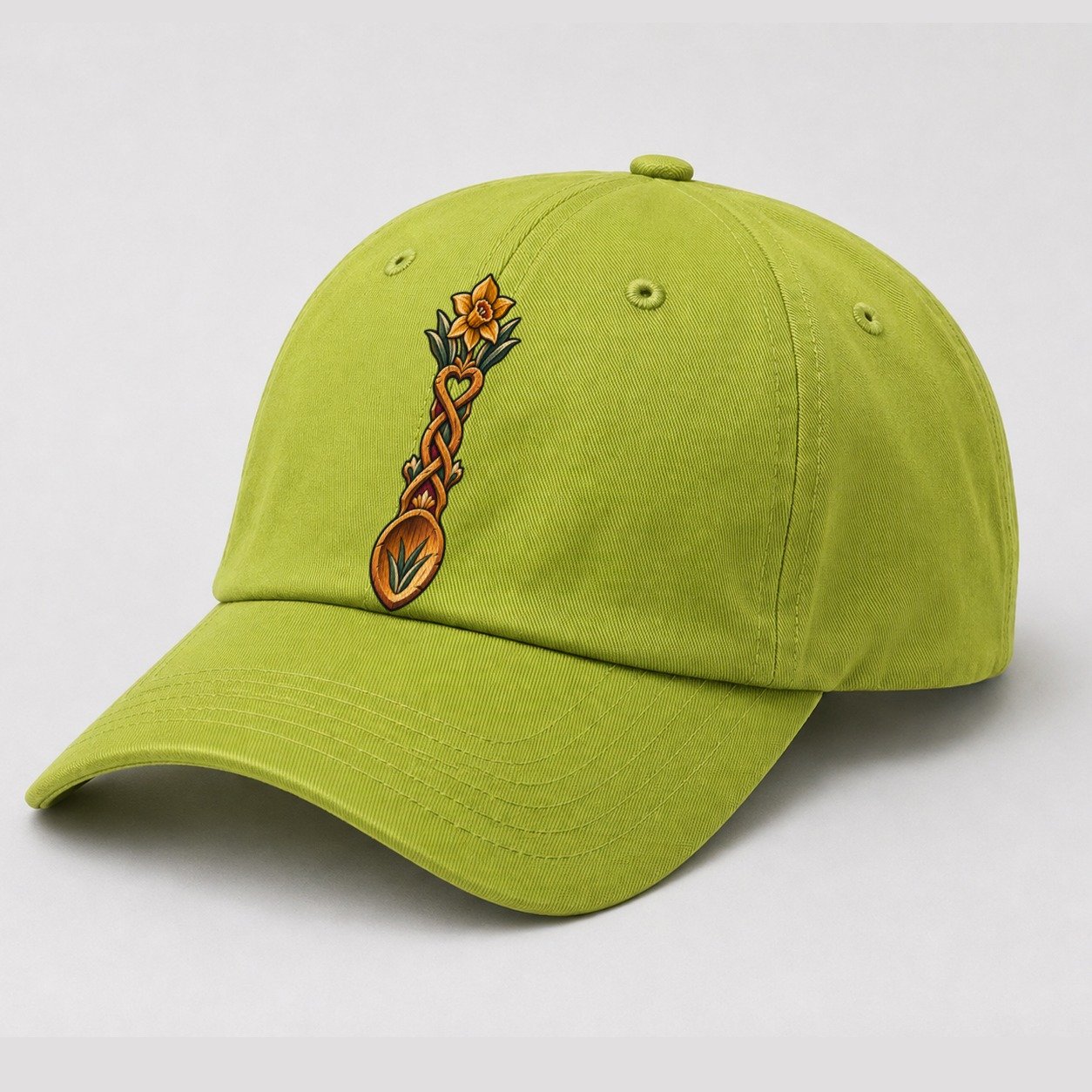 Fluorescent Green — angle view