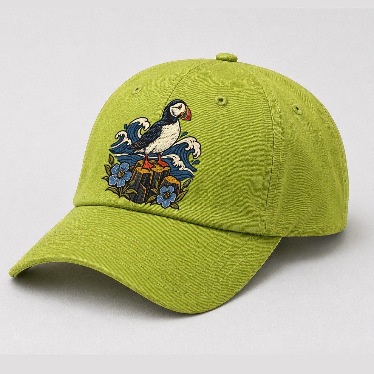 Fluorescent Green — angle view