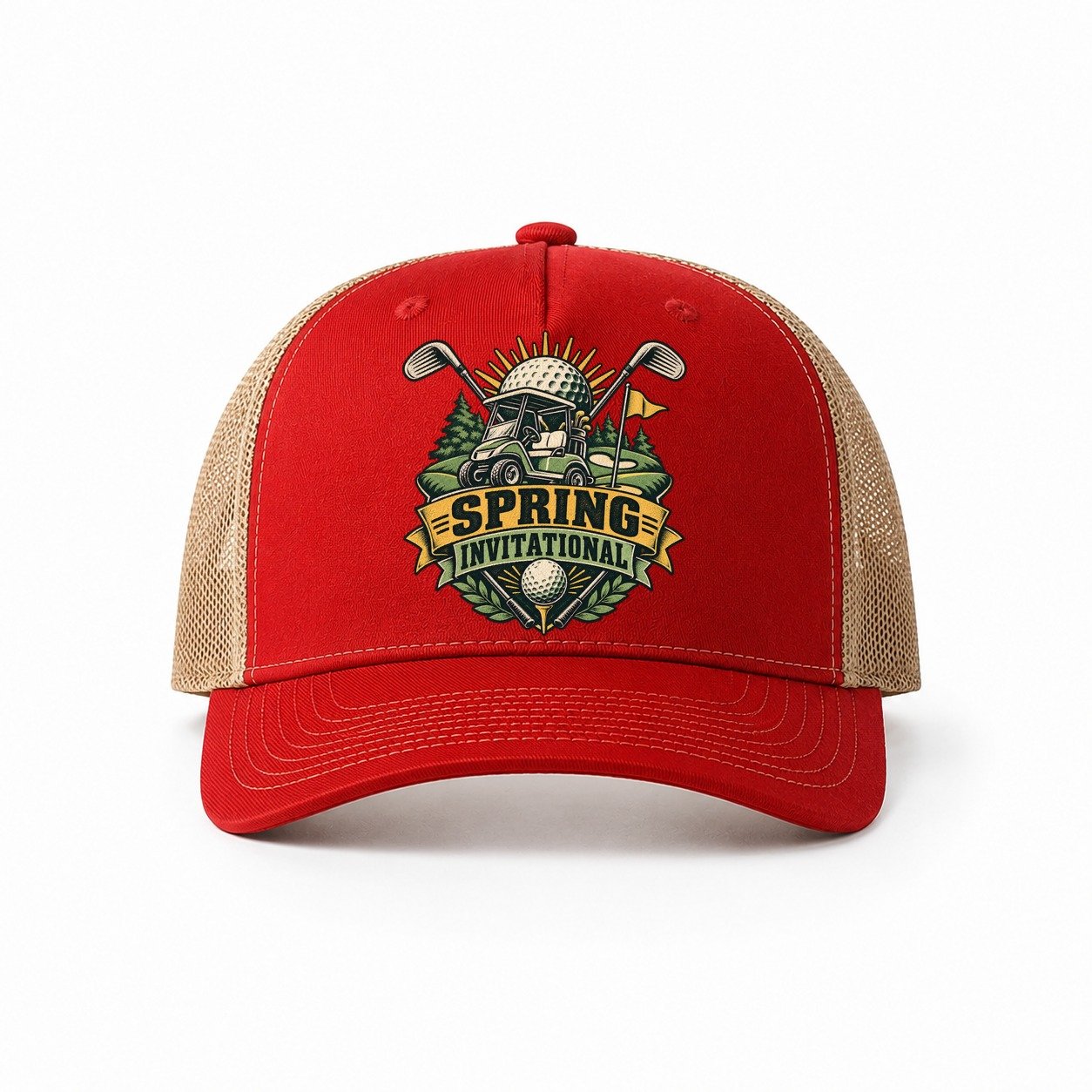 Red-Khaki — front view