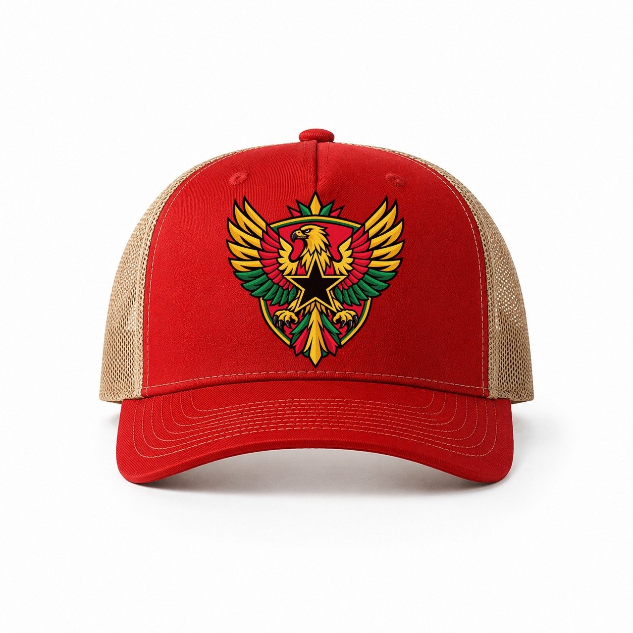 Red-Khaki — front view