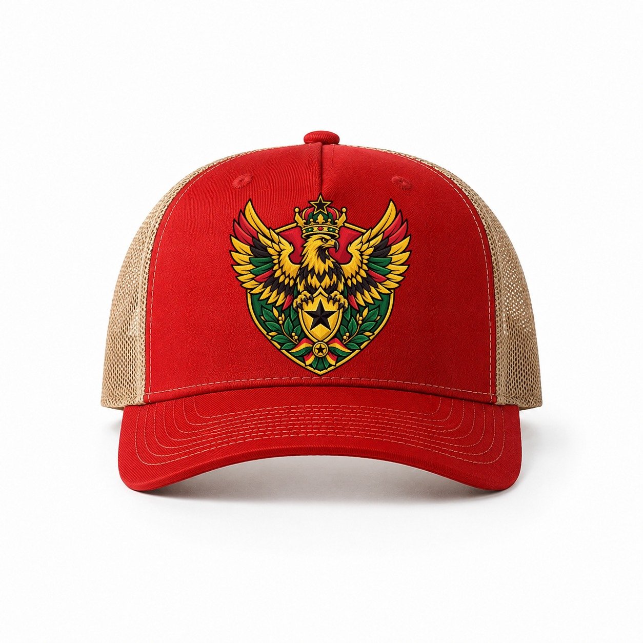 Red-Khaki — front view