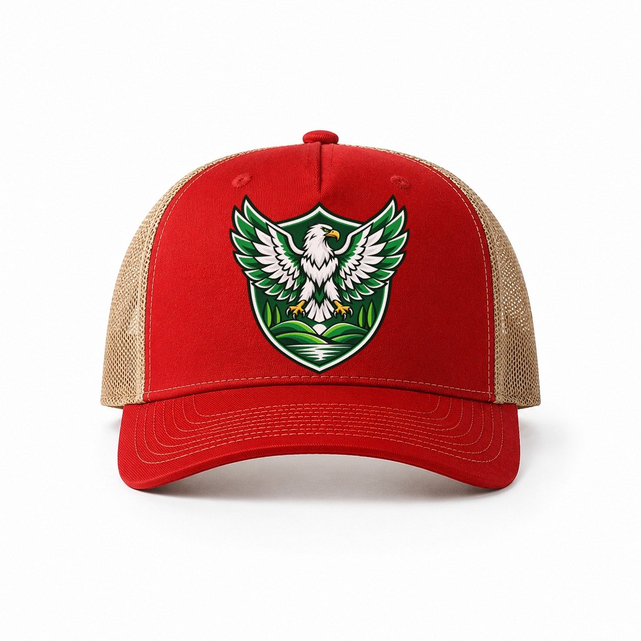 Red-Khaki — front view