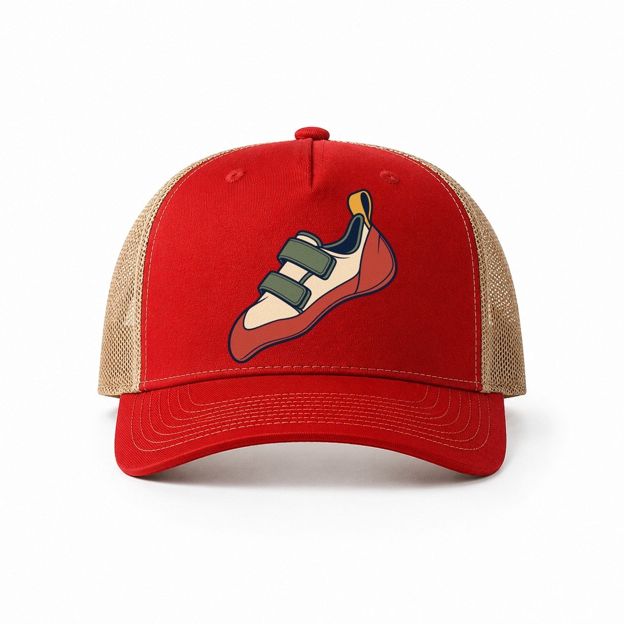 Red-Khaki — front view