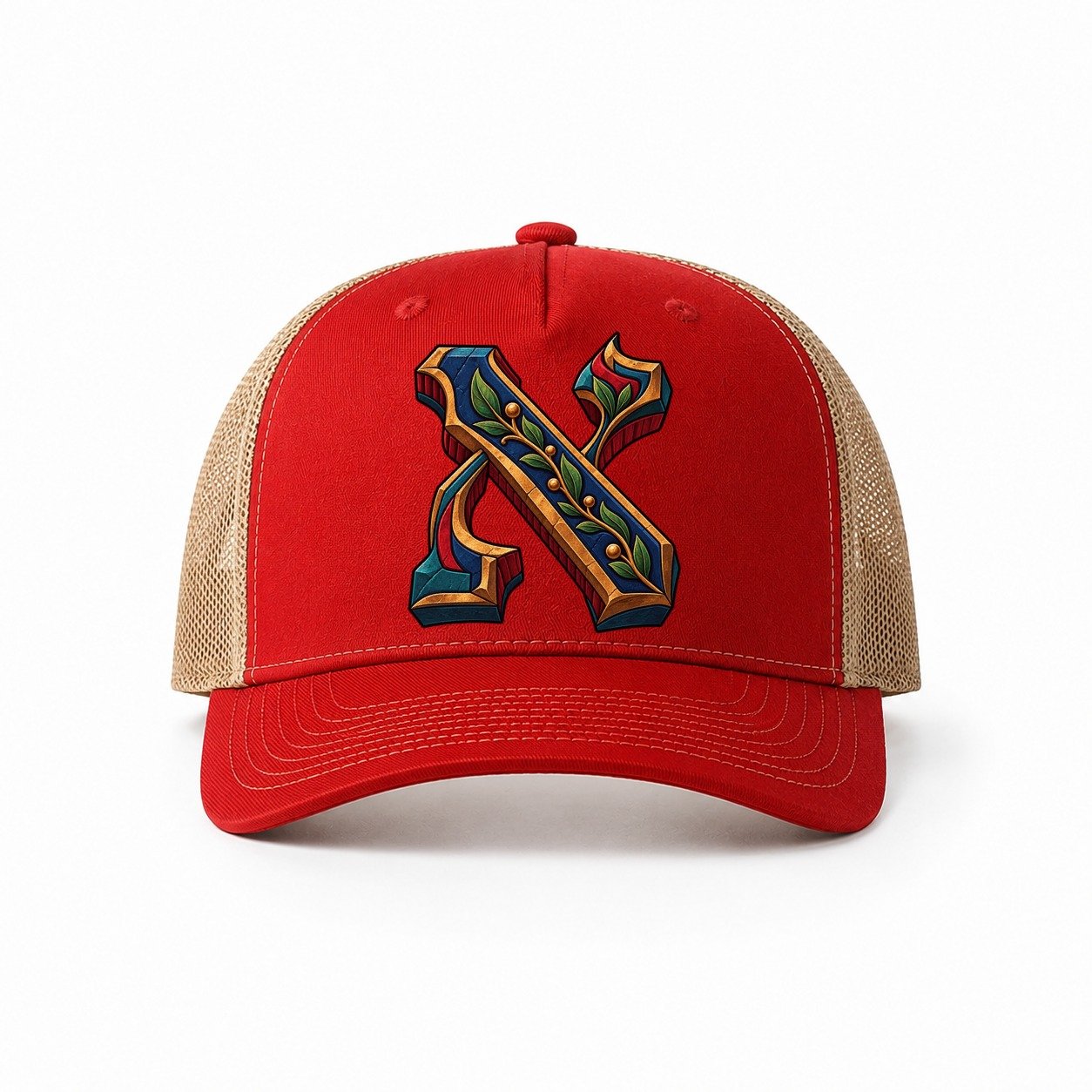 Red-Khaki — front view