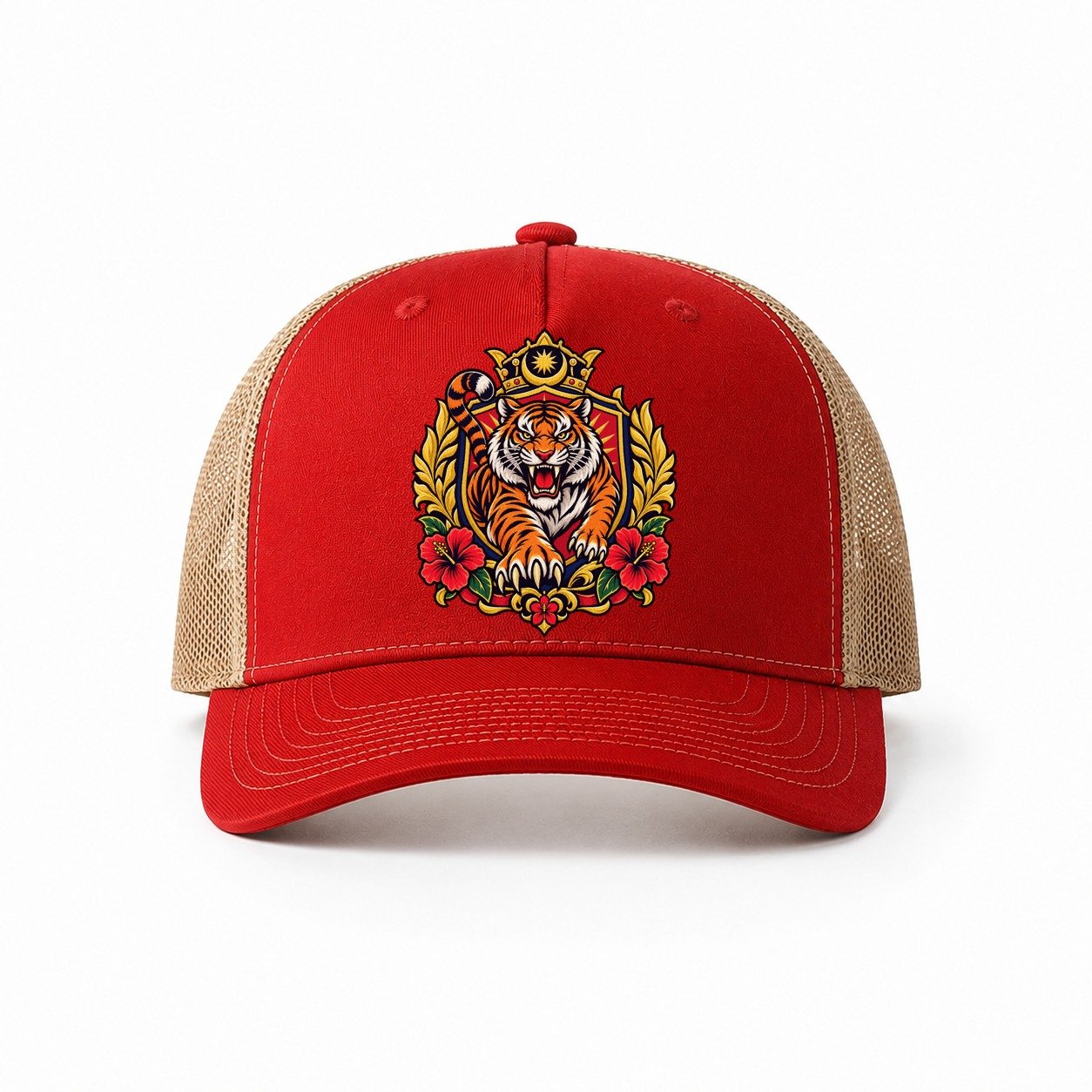 Red-Khaki — front view