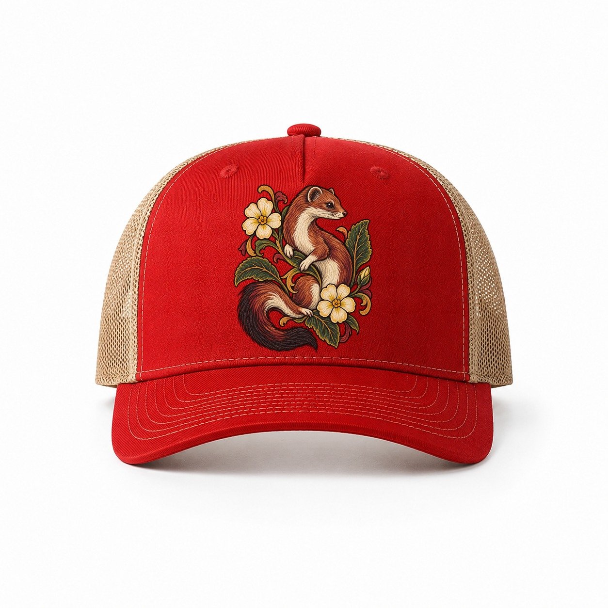 Red-Khaki — front view