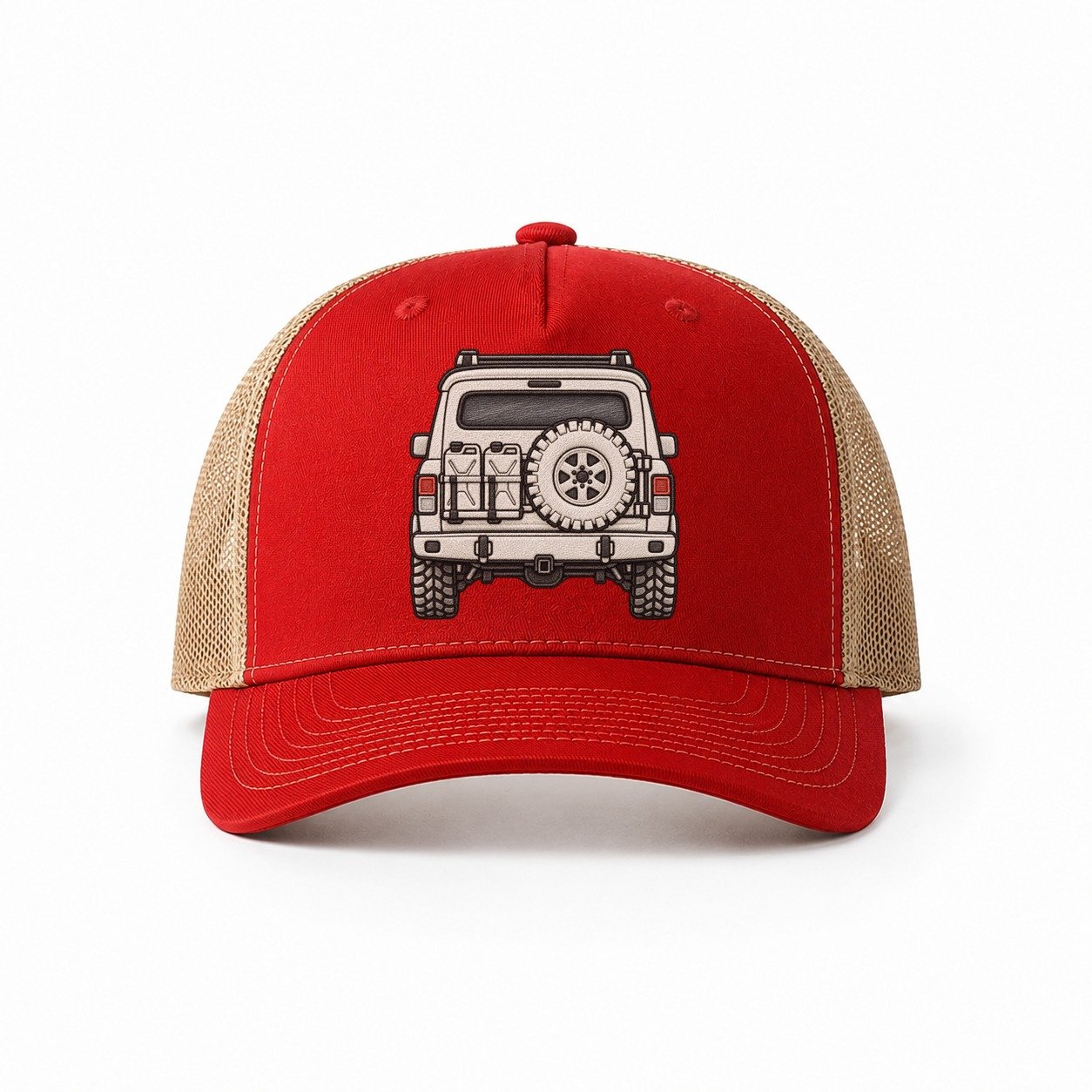 Red-Khaki — front view
