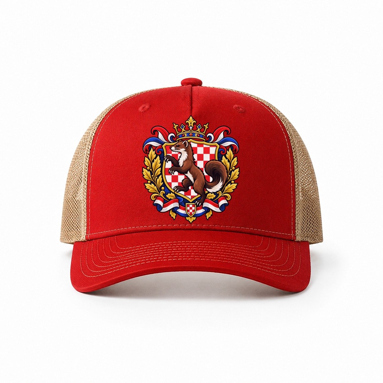 Red-Khaki — front view