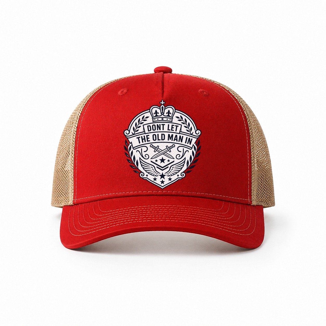 Red-Khaki — front view