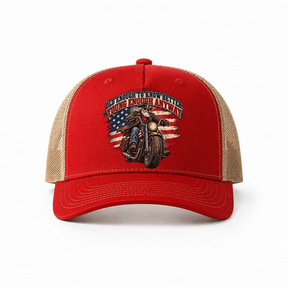Red-Khaki — front view