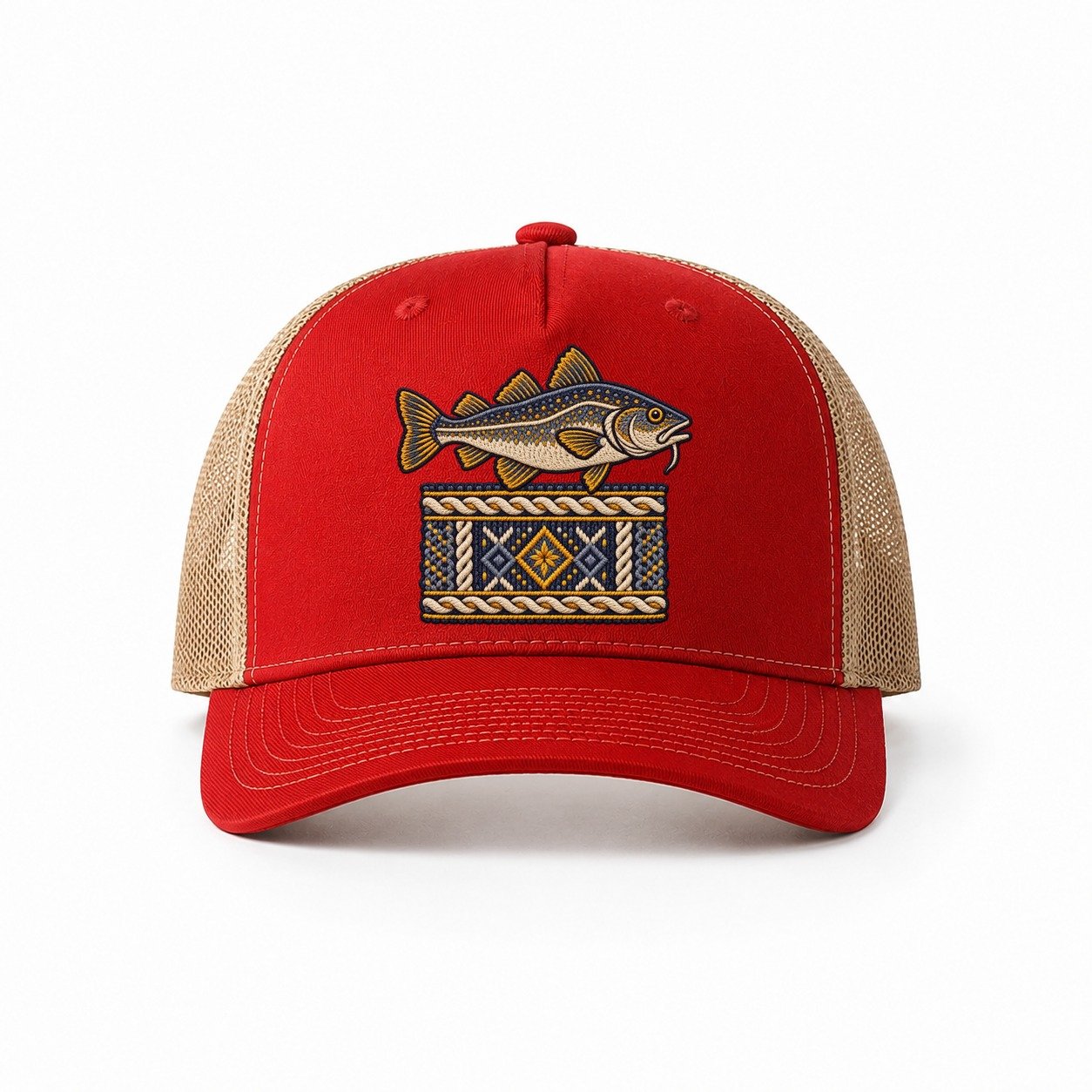 Red-Khaki — front view