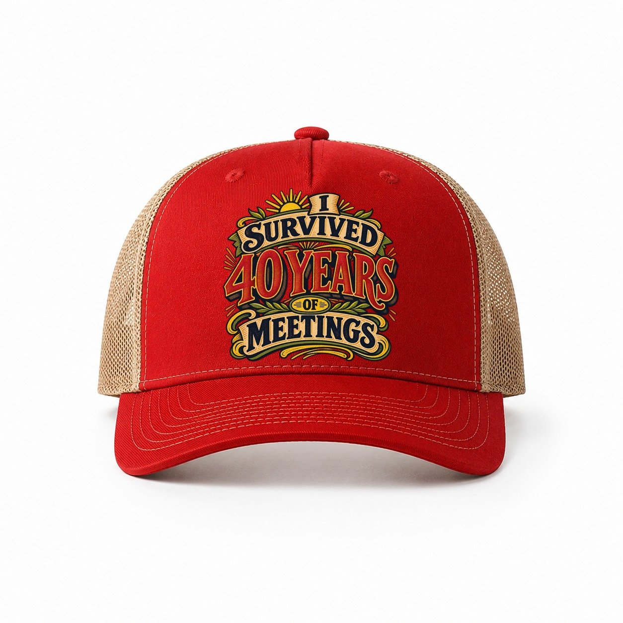 Red-Khaki — front view