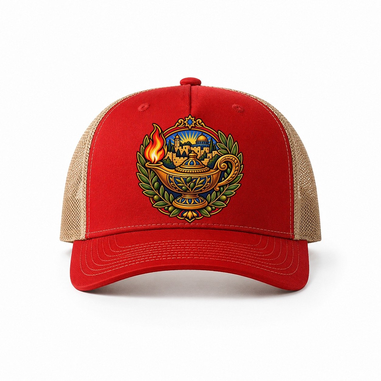 Red-Khaki — front view