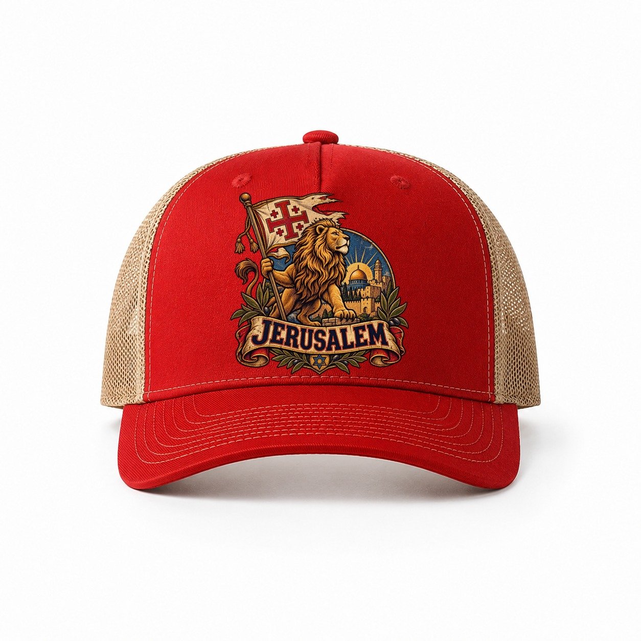 Red-Khaki — front view