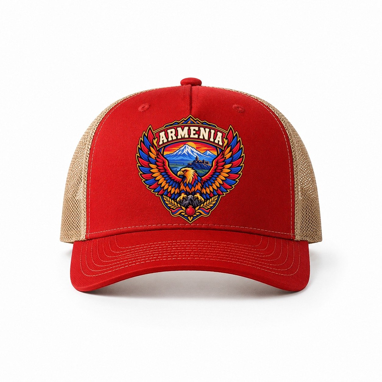 Red-Khaki — front view