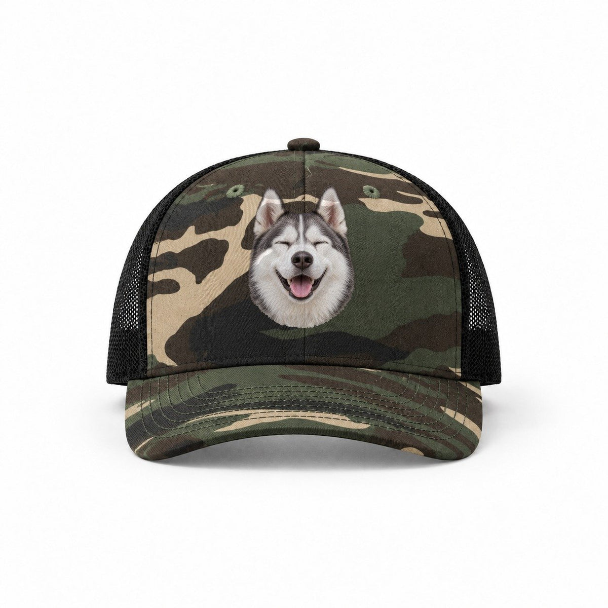 Woodland Camo-Black — front view