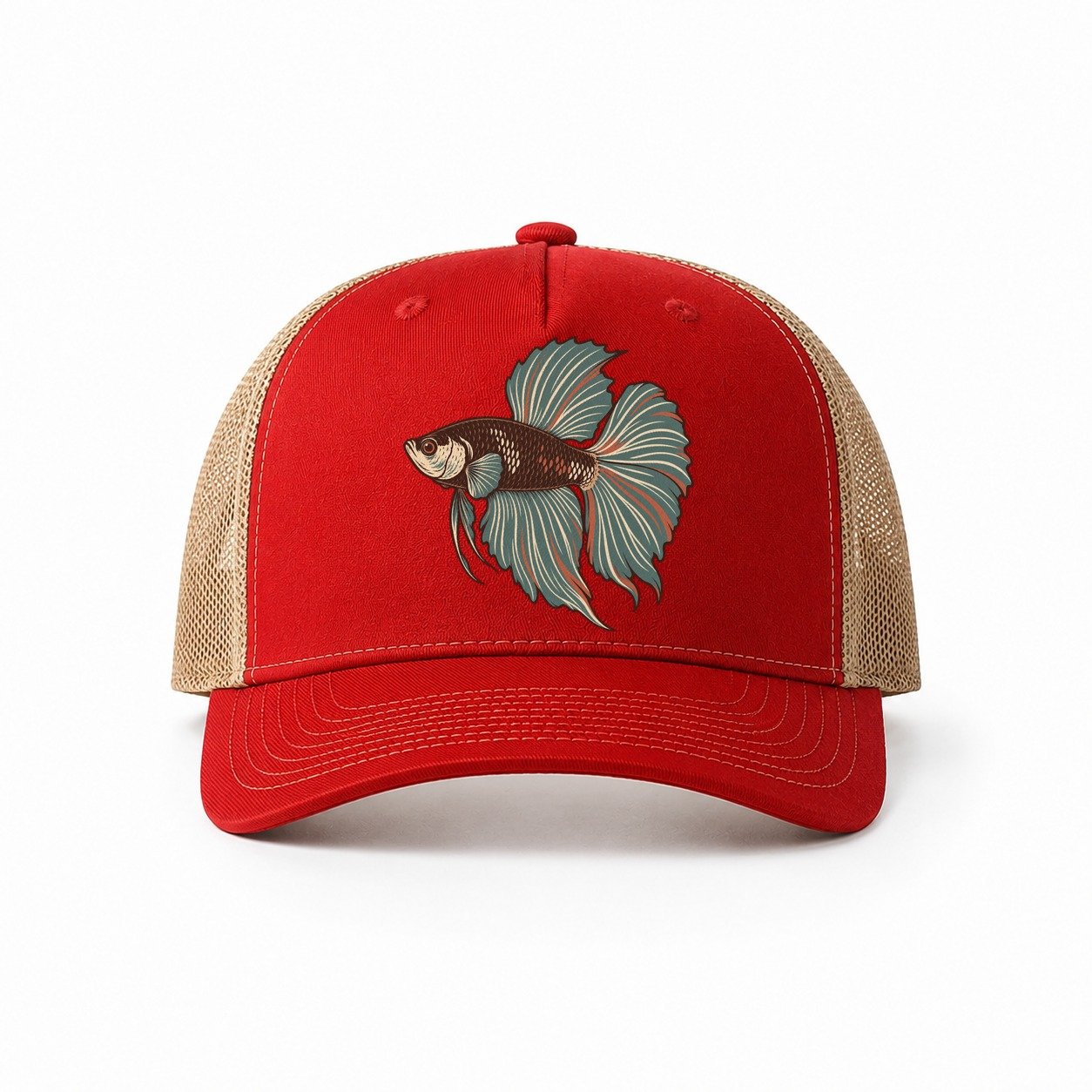 Red-Khaki — front view