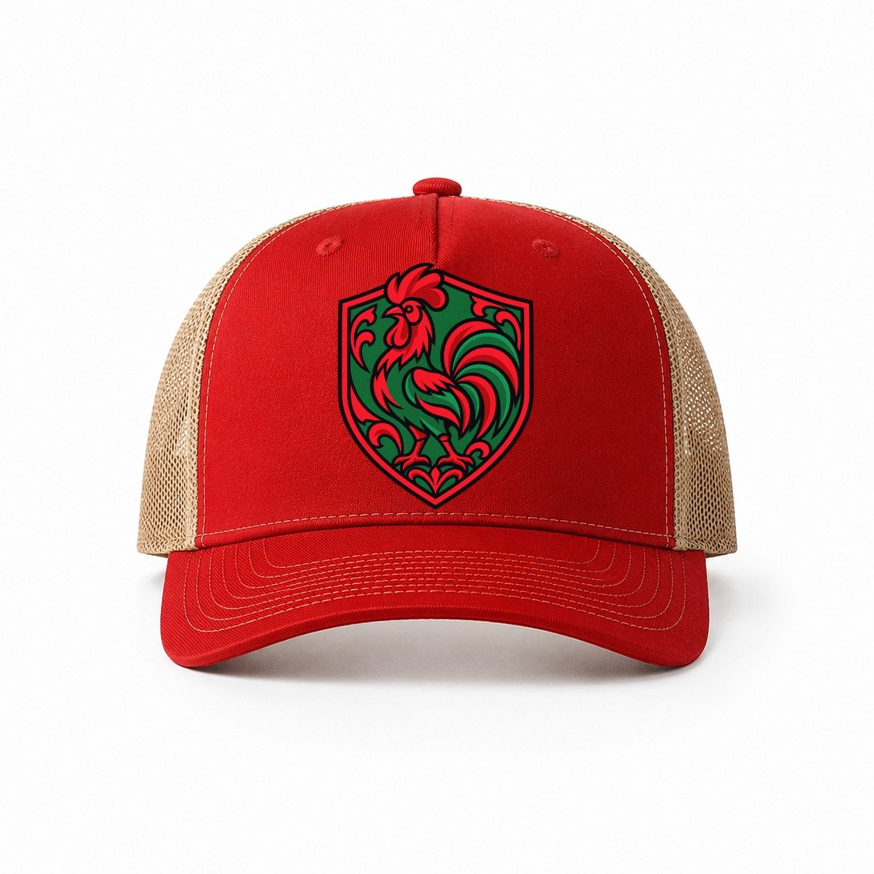 Red-Khaki — front view