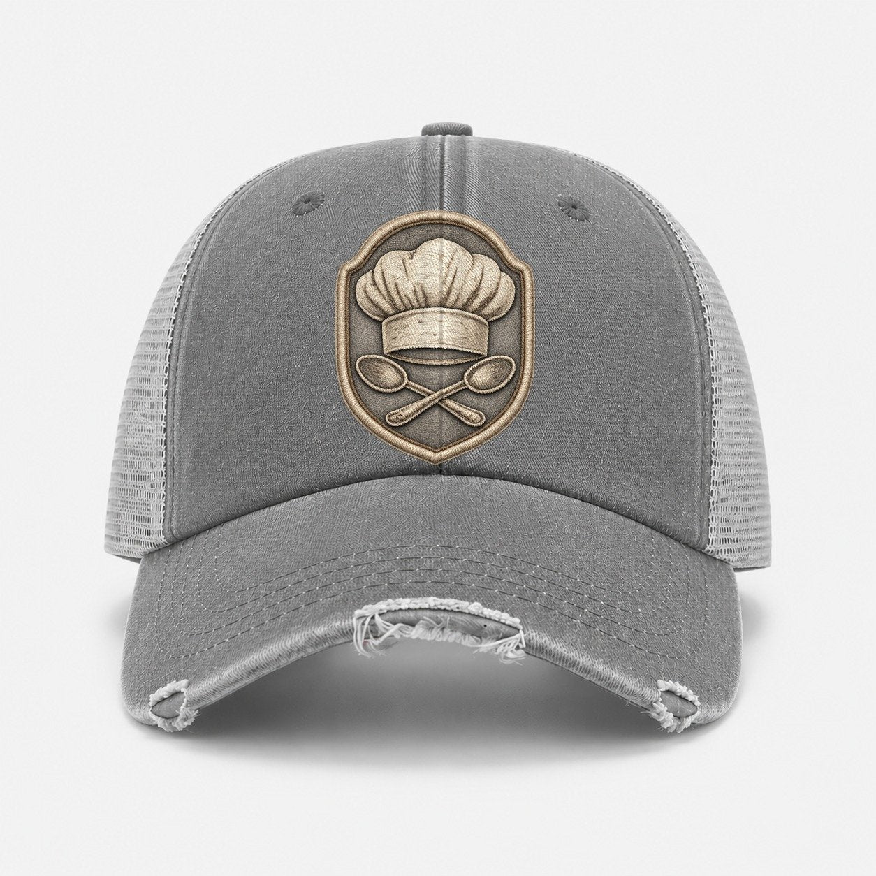 Grey — front view