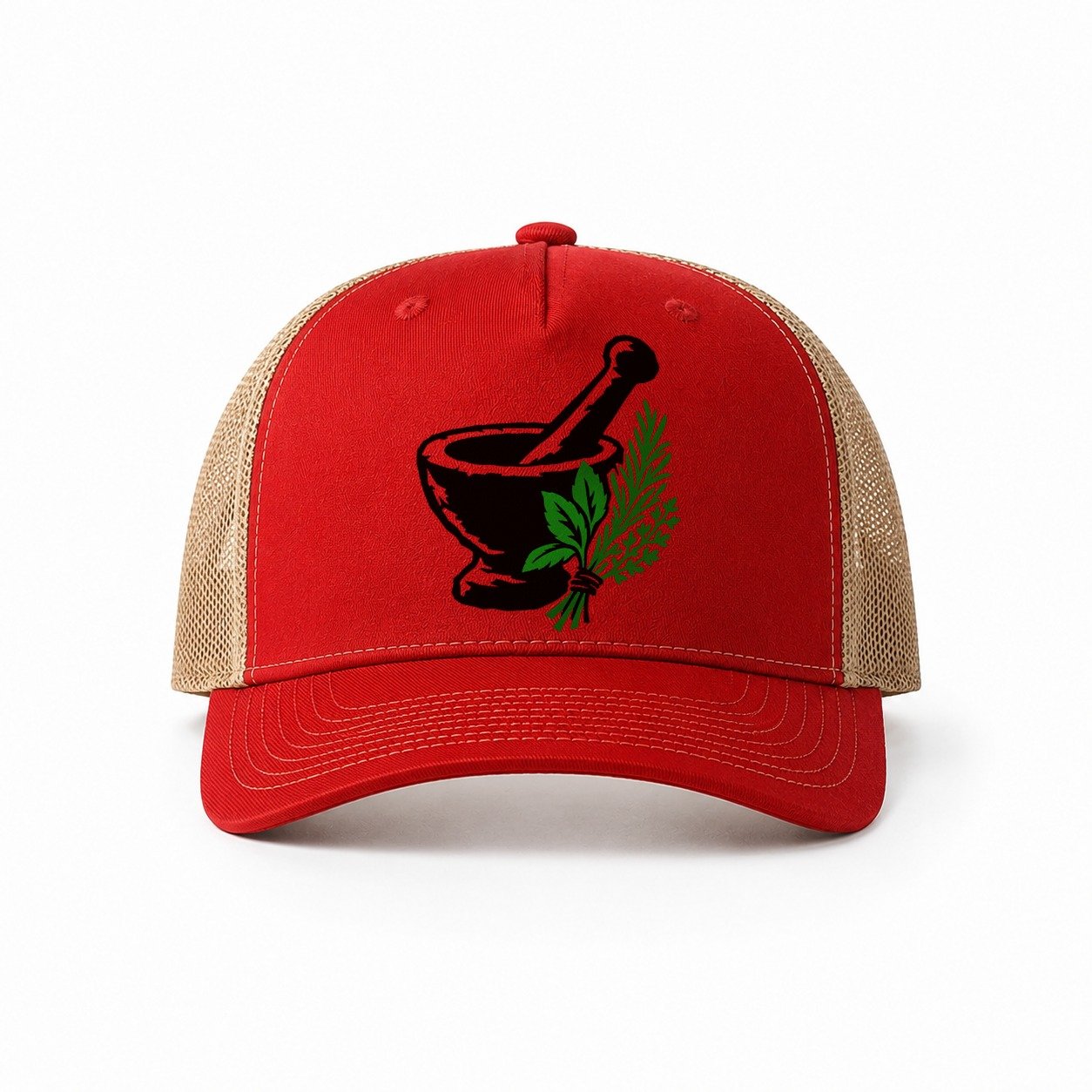Red-Khaki — front view
