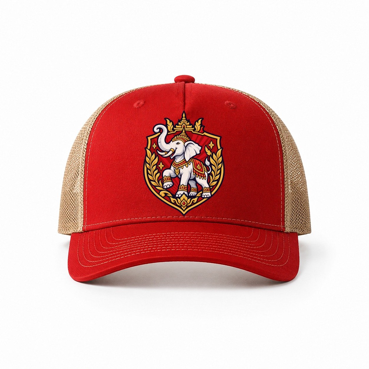 Red-Khaki — front view