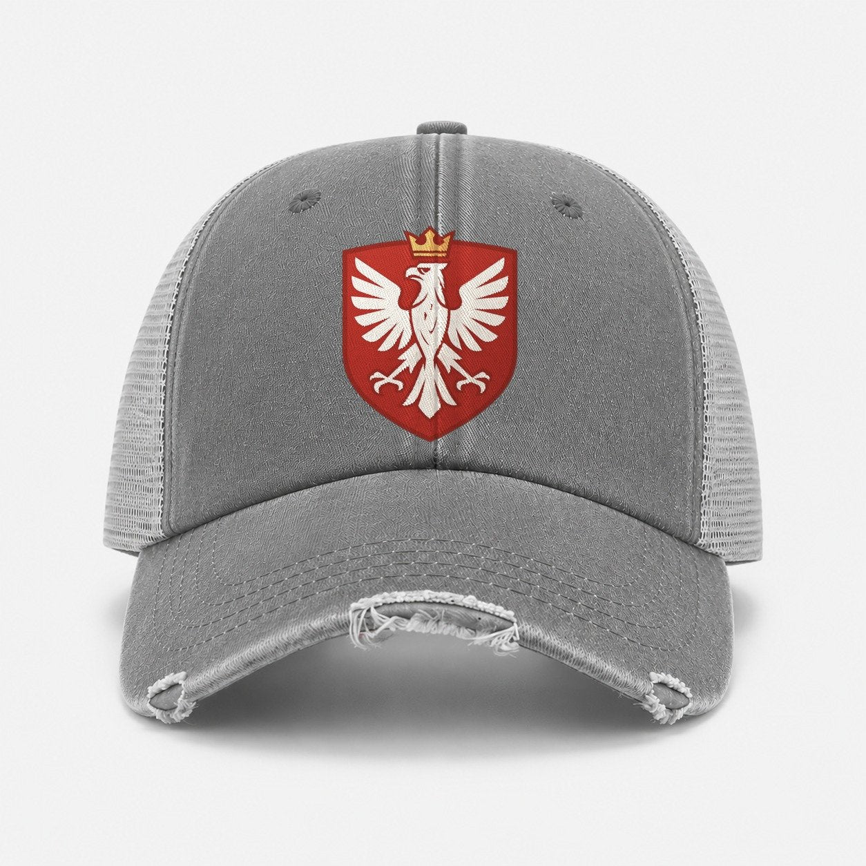 Grey — front view