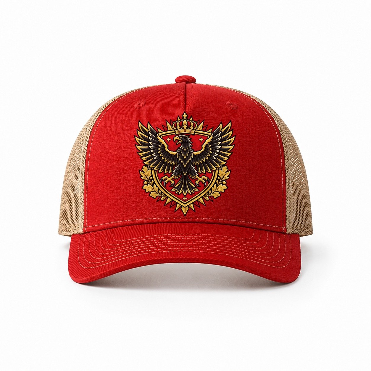 Red-Khaki — front view